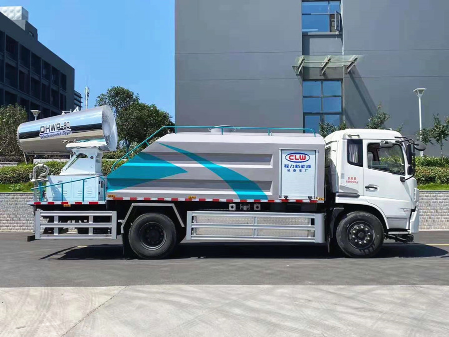 東風(fēng)天錦純電動10噸抑塵車-霧炮車-東風(fēng)天錦純電動10噸抑塵車廠家直銷